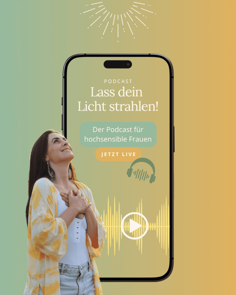Podcast Cover mit Veronika Agnes Kolb für hochsensible Frauen
